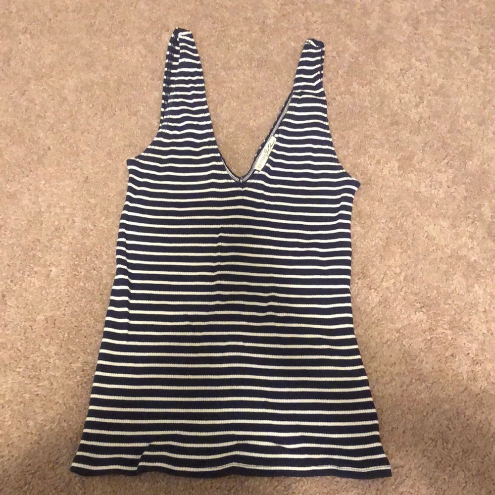 Express, deep v top.